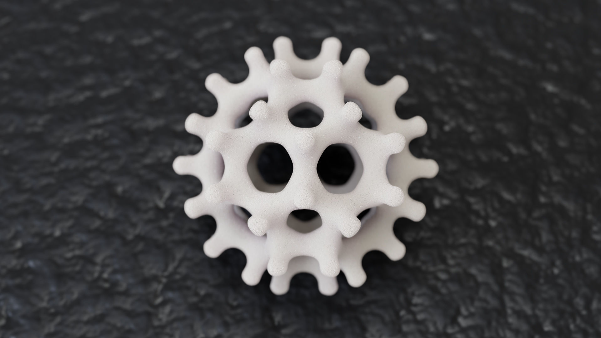 Icosahedral Virus 3D print model_4