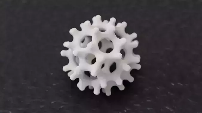 Icosahedral Virus 3D print model
