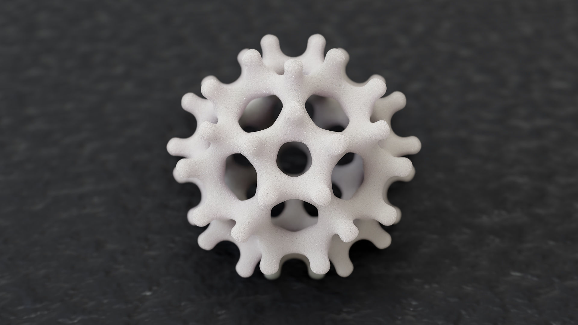 Icosahedral Virus 3D print model_2