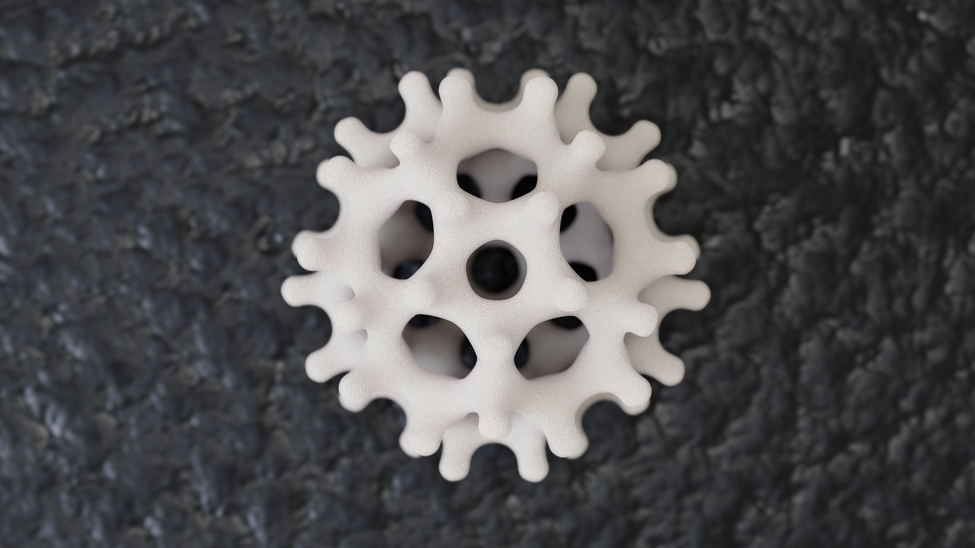 Icosahedral Virus 3D print model_3