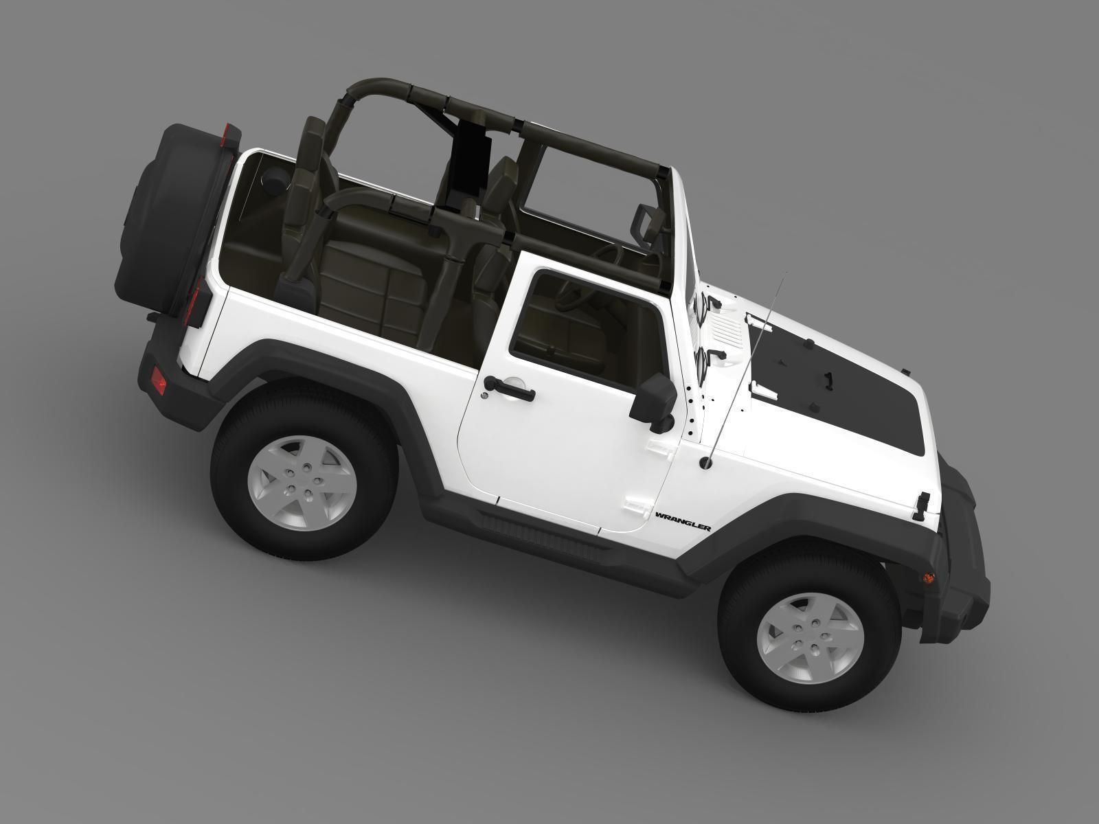Jeep Wrangler Mountain 2012 3D model_10