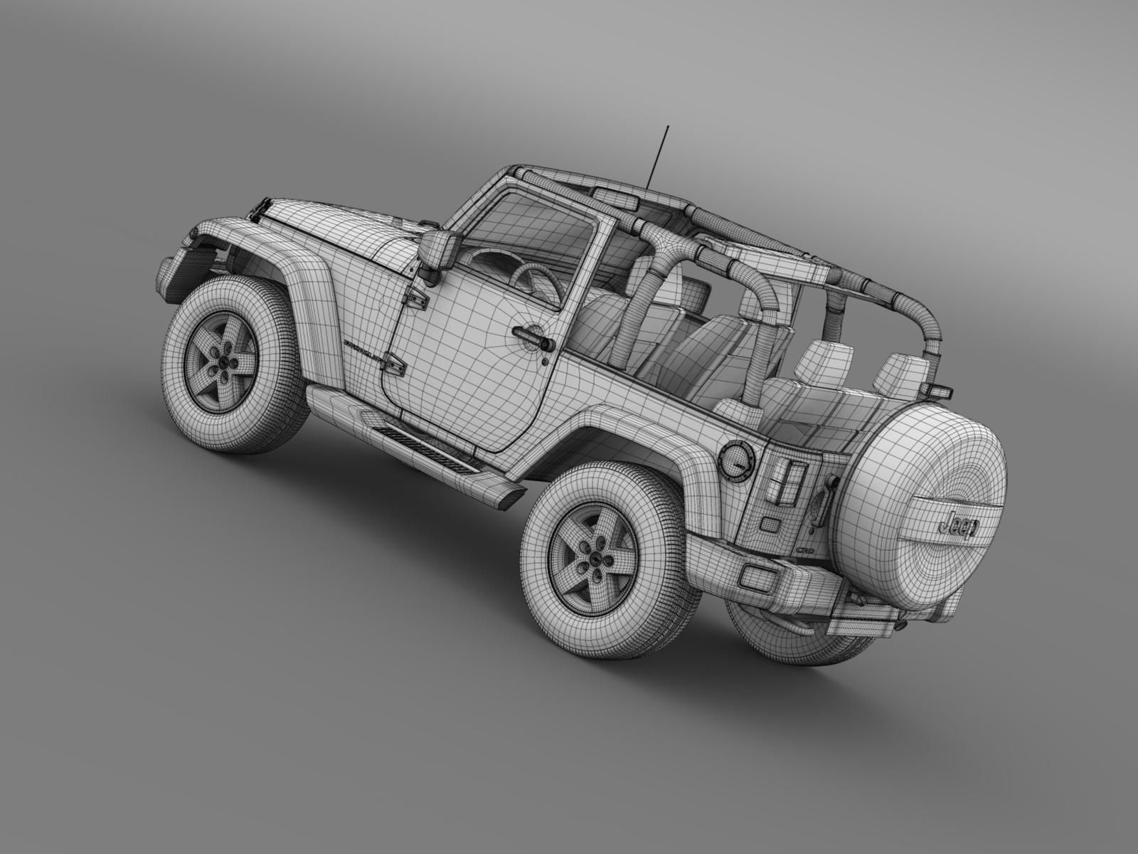 Jeep Wrangler Mountain 2012 3D model_17