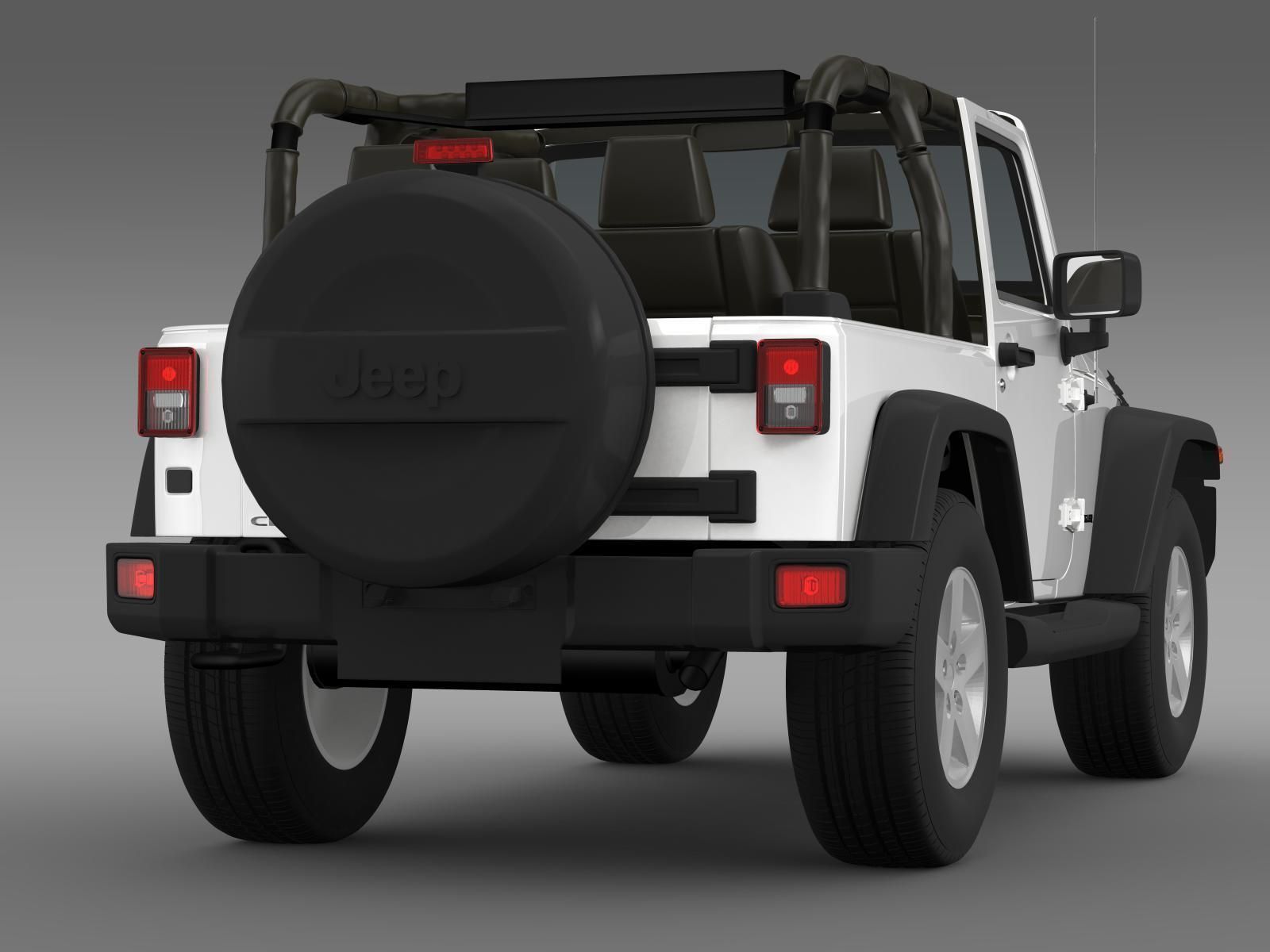 Jeep Wrangler Mountain 2012 3D model_9