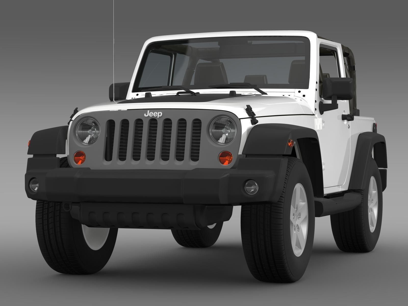 Jeep Wrangler Mountain 2012 3D model_3