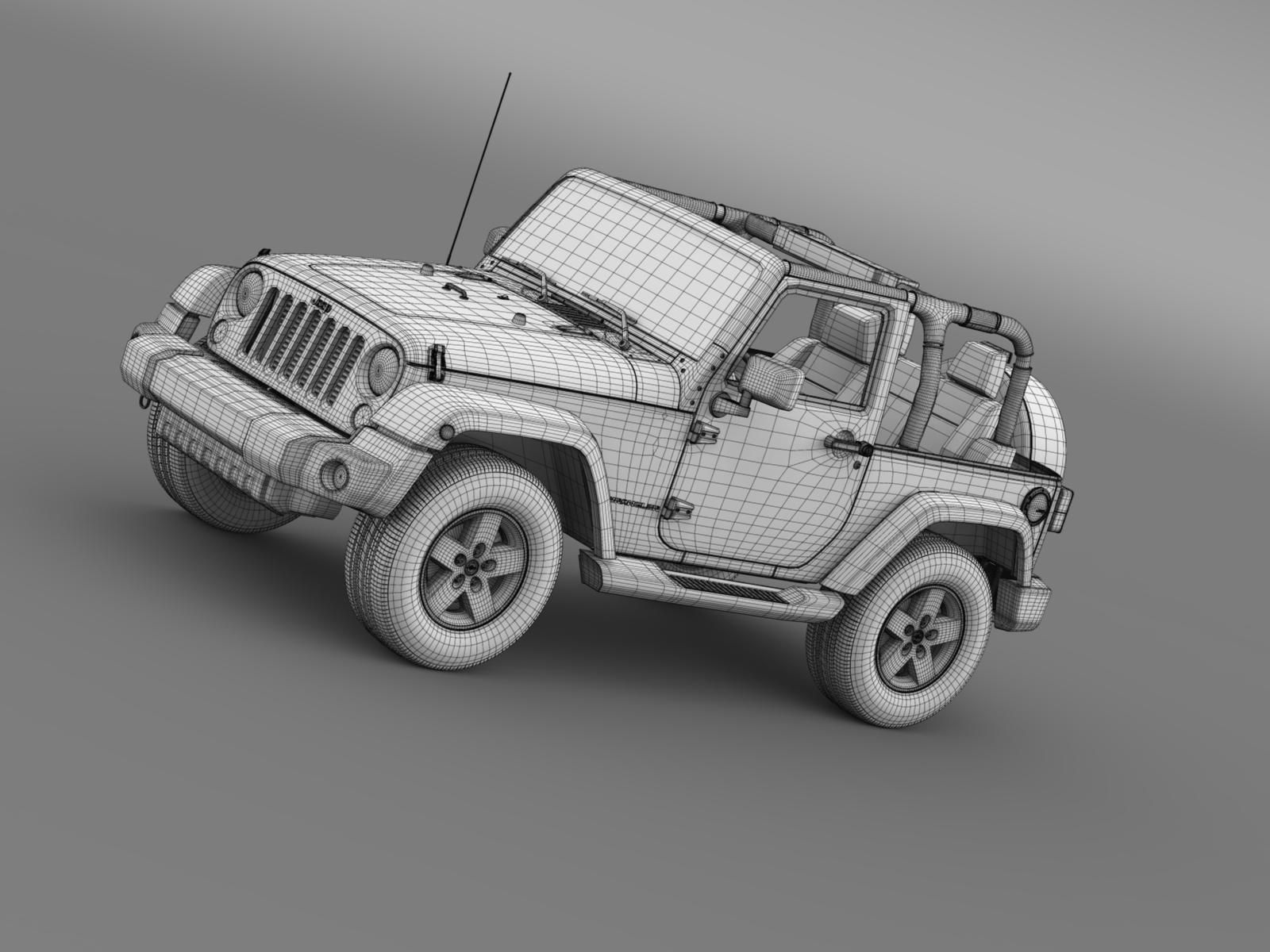 Jeep Wrangler Mountain 2012 3D model_16