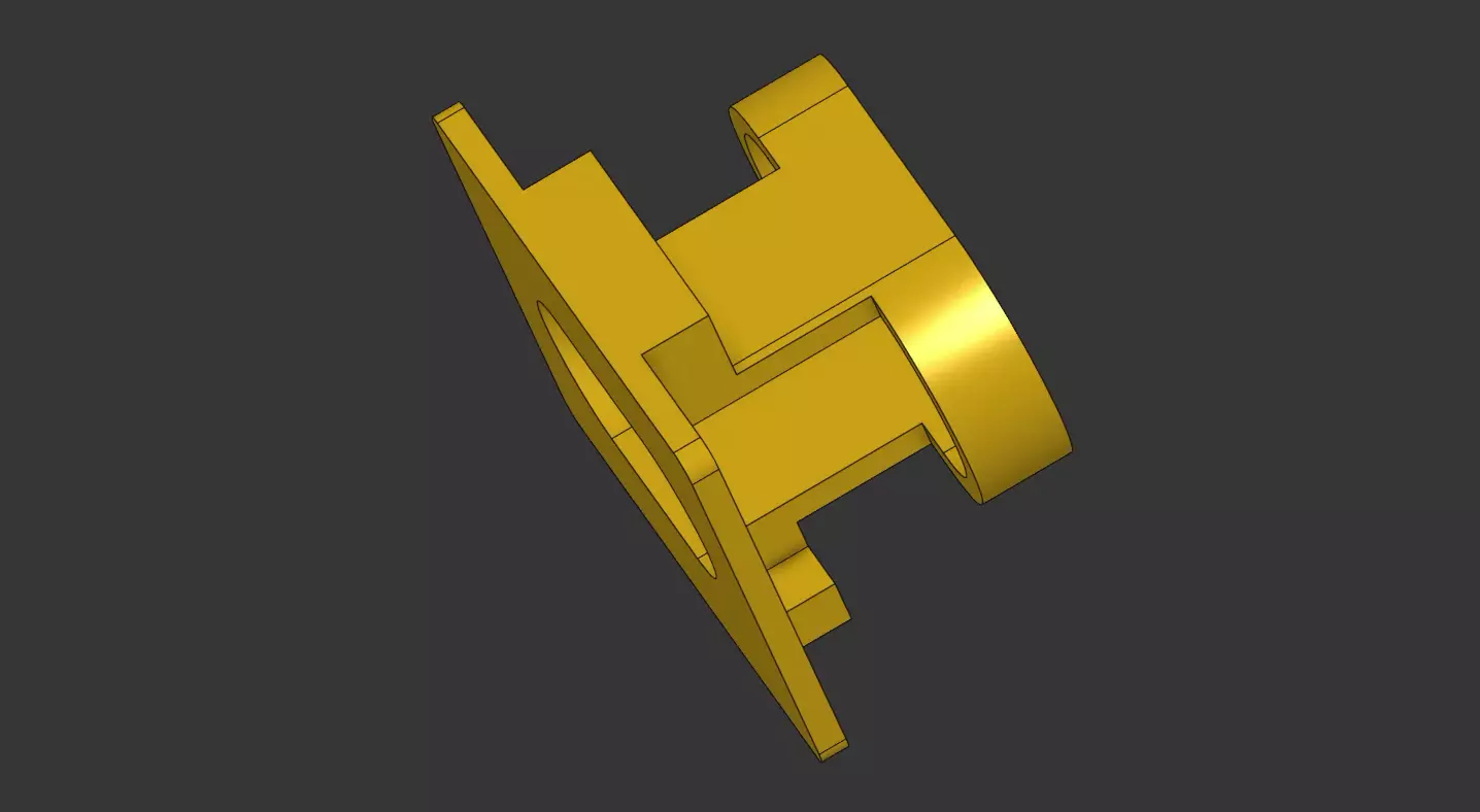 Renault Scenic Interior Door Handle Retaining Bracket 3D print model