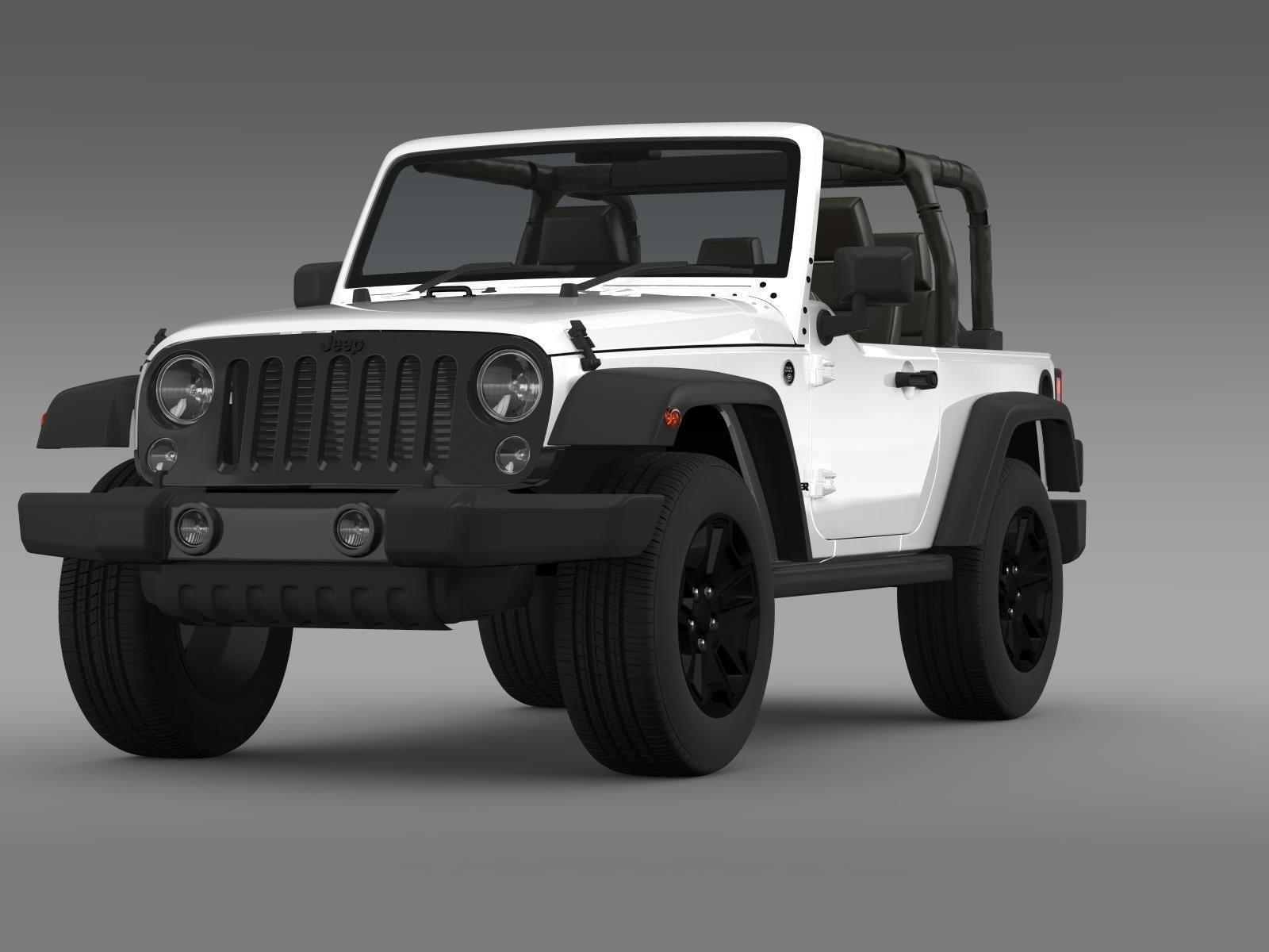Jeep Wrangler Willys 2014 3D model_1