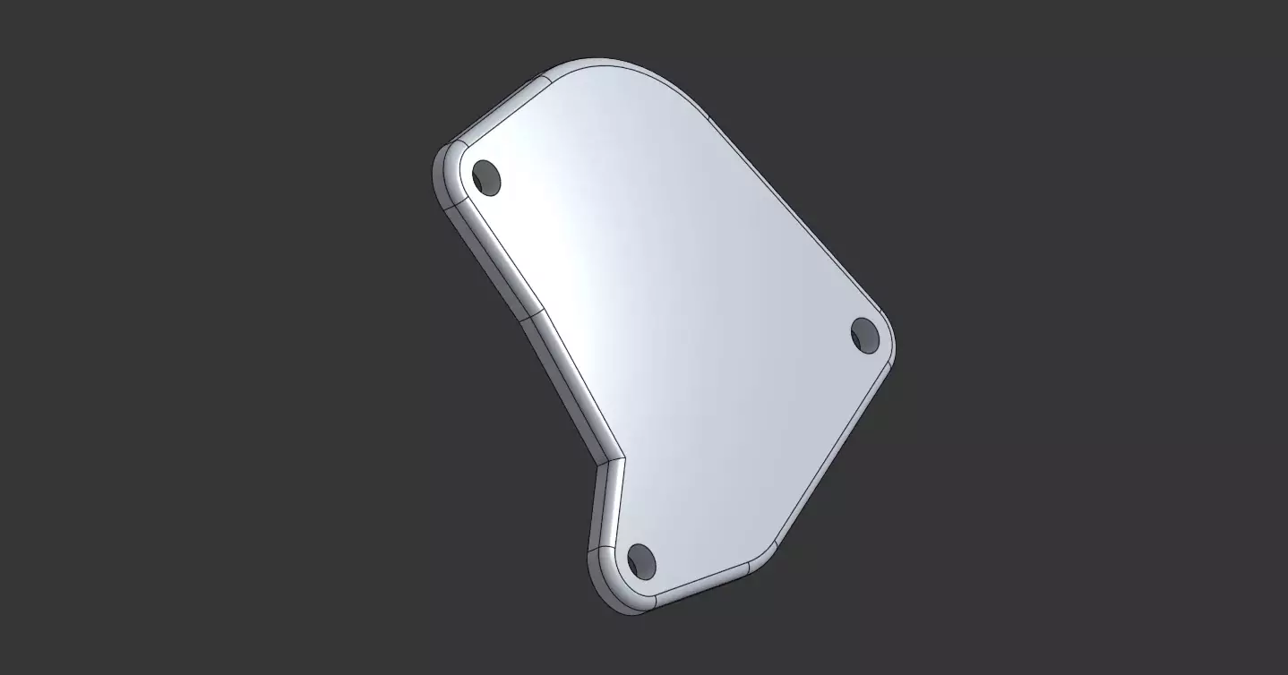 Renault Megane 3 EGR Blanking Plate Block-Off Plug 3D print model
