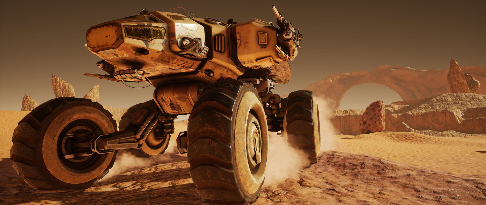 Mars Rover Low-poly 3D model_5