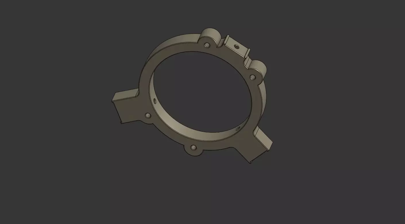 Renault Megane 3 Fog Light Mounting Bracket 3D print model