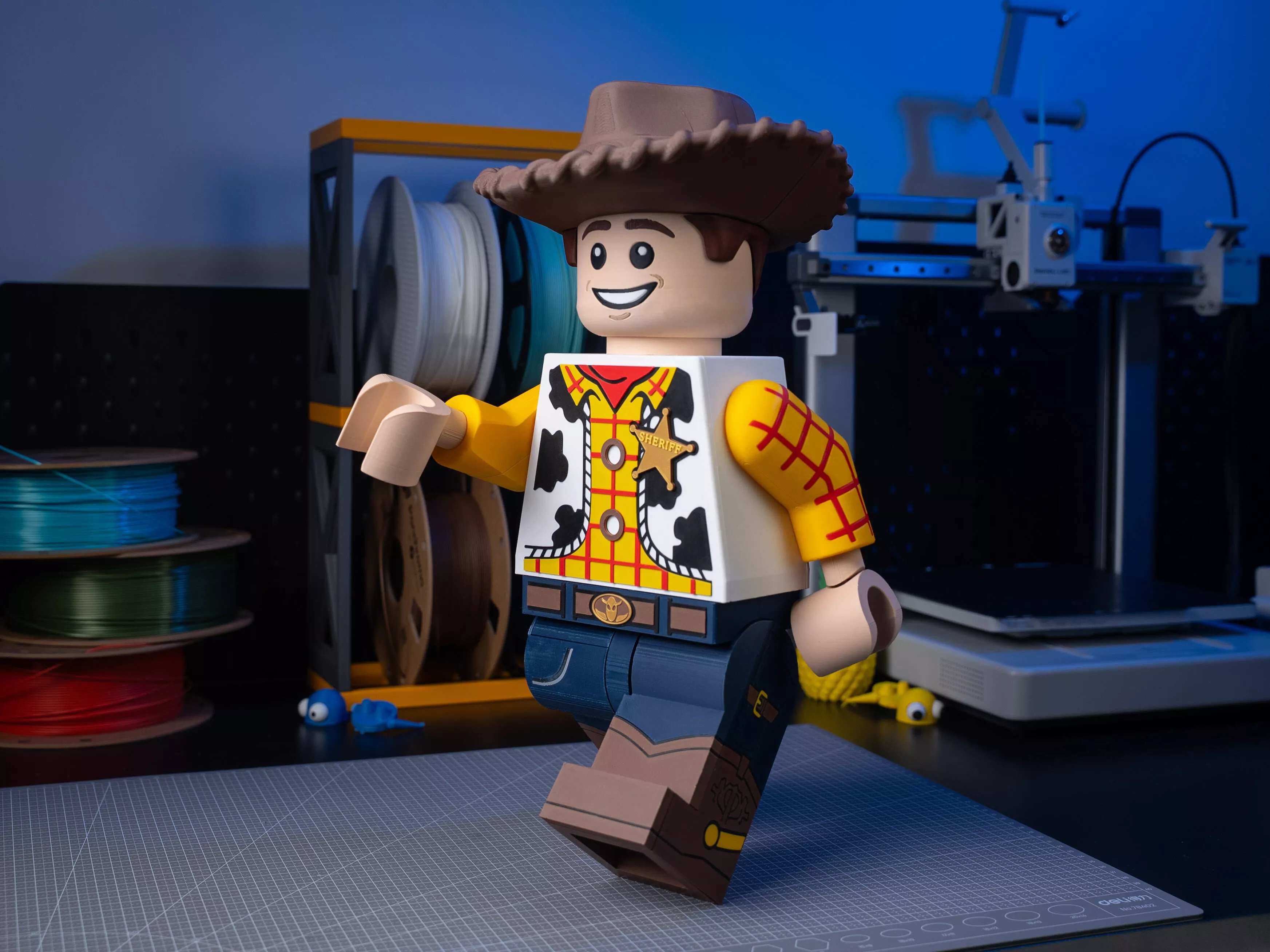 Woody Modular Figure 3D print model