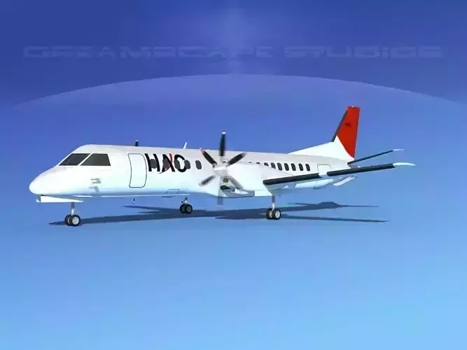 Saab 2000 HAL 3D model