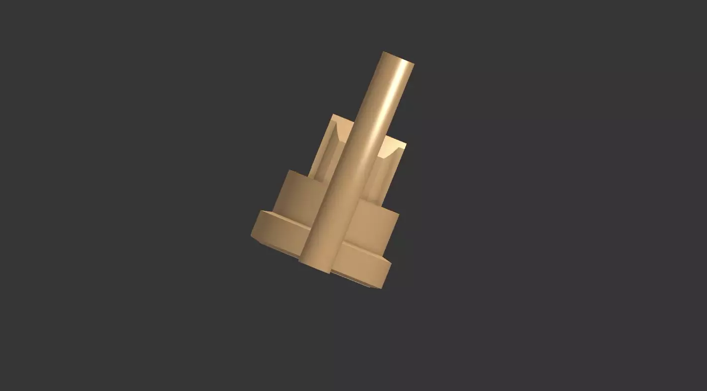 Renault Megane 3 Parcel Shelf- Rear Boot Tray Clip 3D print model