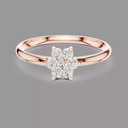 Minimalistic Ultra Light Weight Diamond Ring 