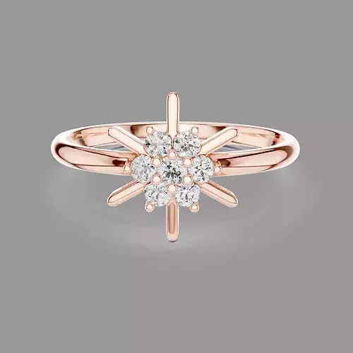 Minimalistic Ultra Light Weight Diamond Ring 