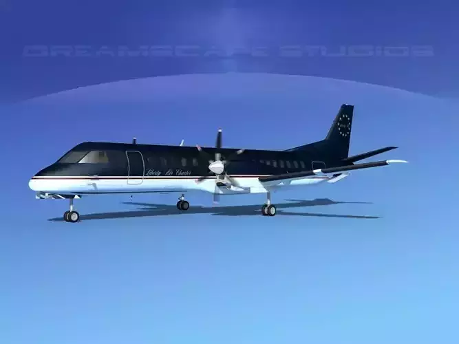 SAAB 2000 Liberty Air Charter 3D model