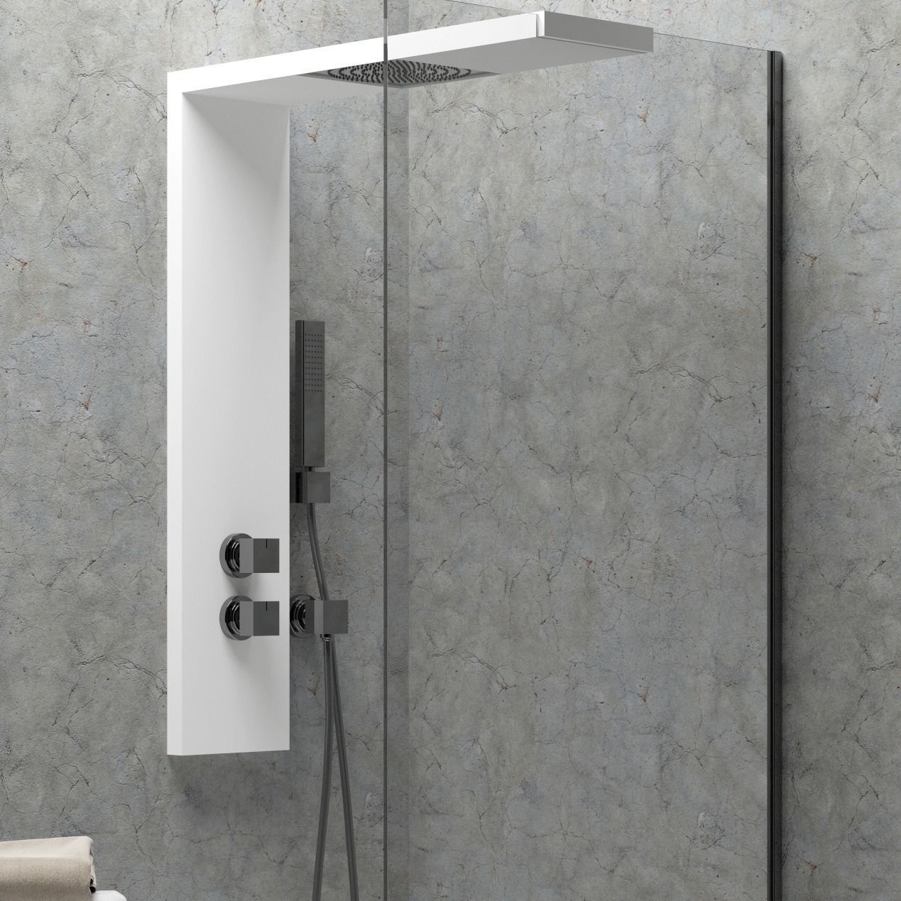 Shower cabin 3D model_2