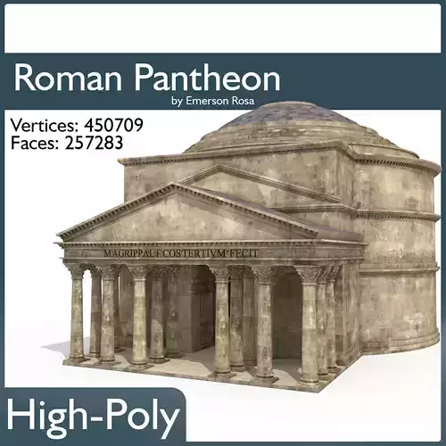 Roman Pantheon 3D model