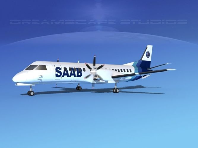 SAAB 2000 SAAB 3D model