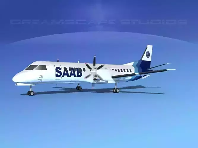 SAAB 2000 SAAB 3D model