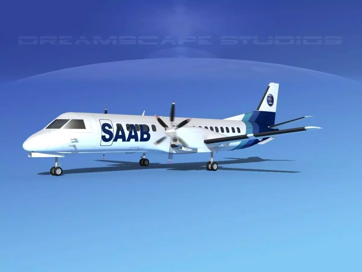 SAAB 2000 SAAB 3D model_0