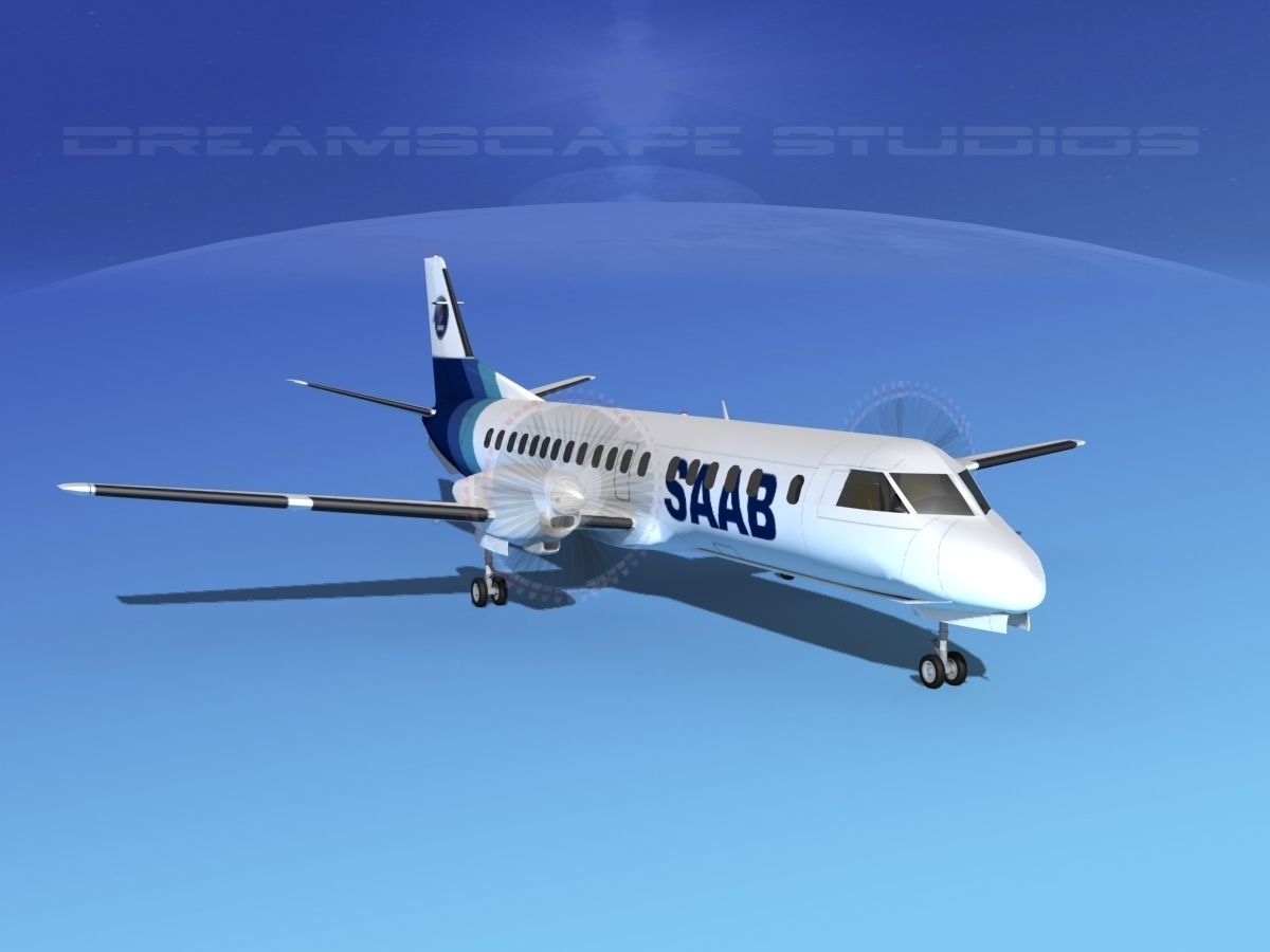 SAAB 2000 SAAB 3D model_2