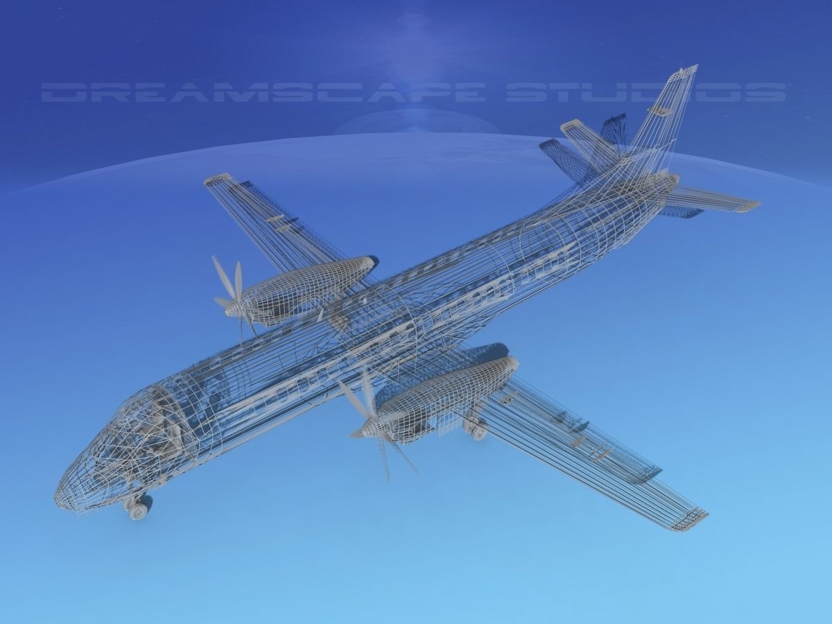 SAAB 2000 SAAB 3D model_12