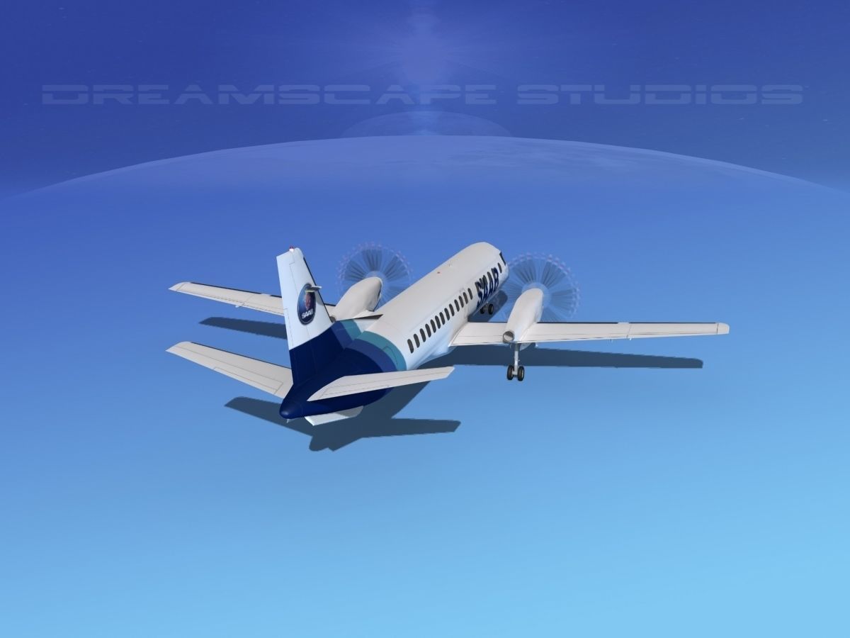 SAAB 2000 SAAB 3D model_6