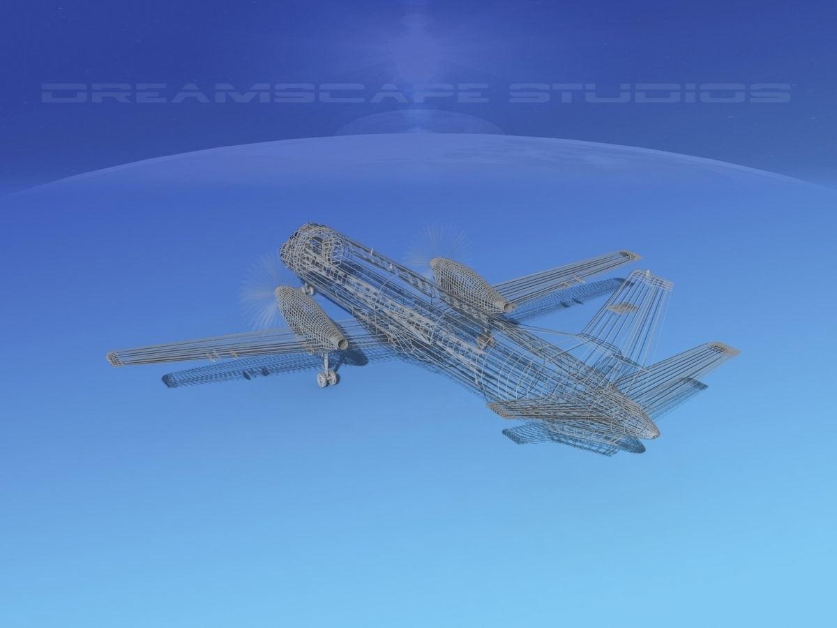 SAAB 2000 SAAB 3D model_16