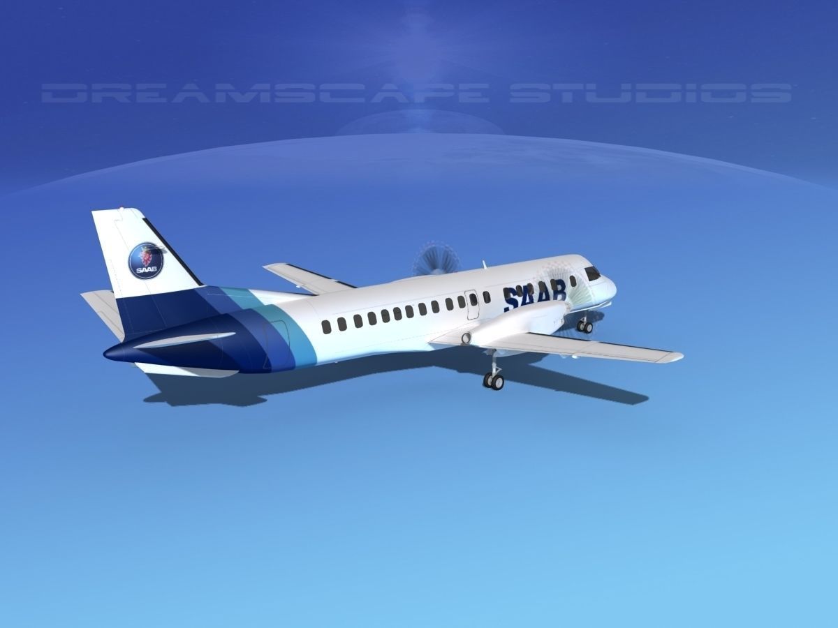 SAAB 2000 SAAB 3D model_5