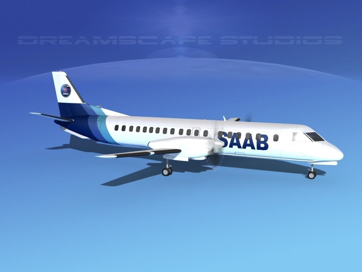 SAAB 2000 SAAB 3D model_3