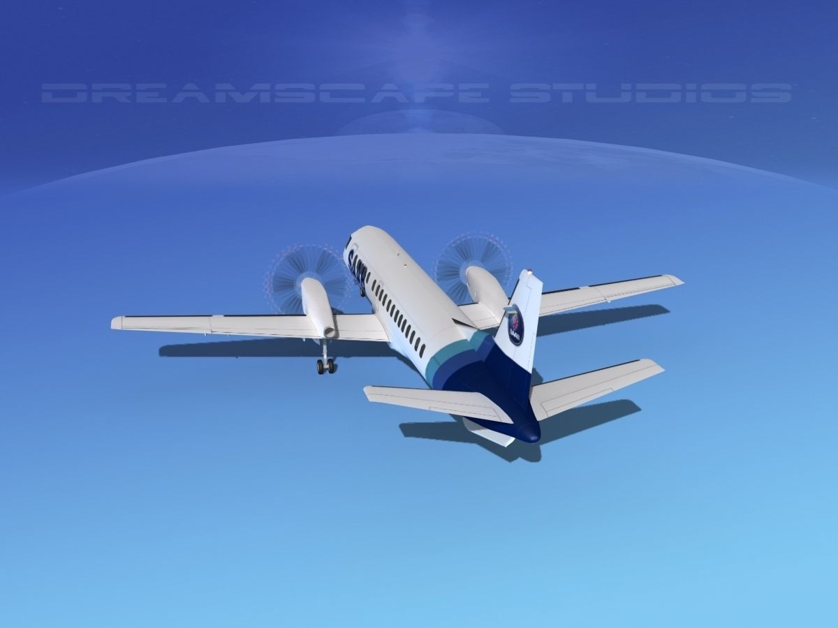 SAAB 2000 SAAB 3D model_7