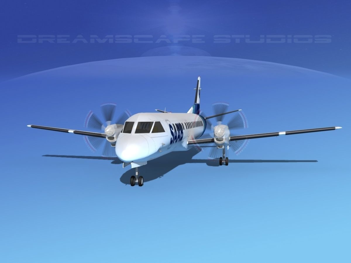 SAAB 2000 SAAB 3D model_1