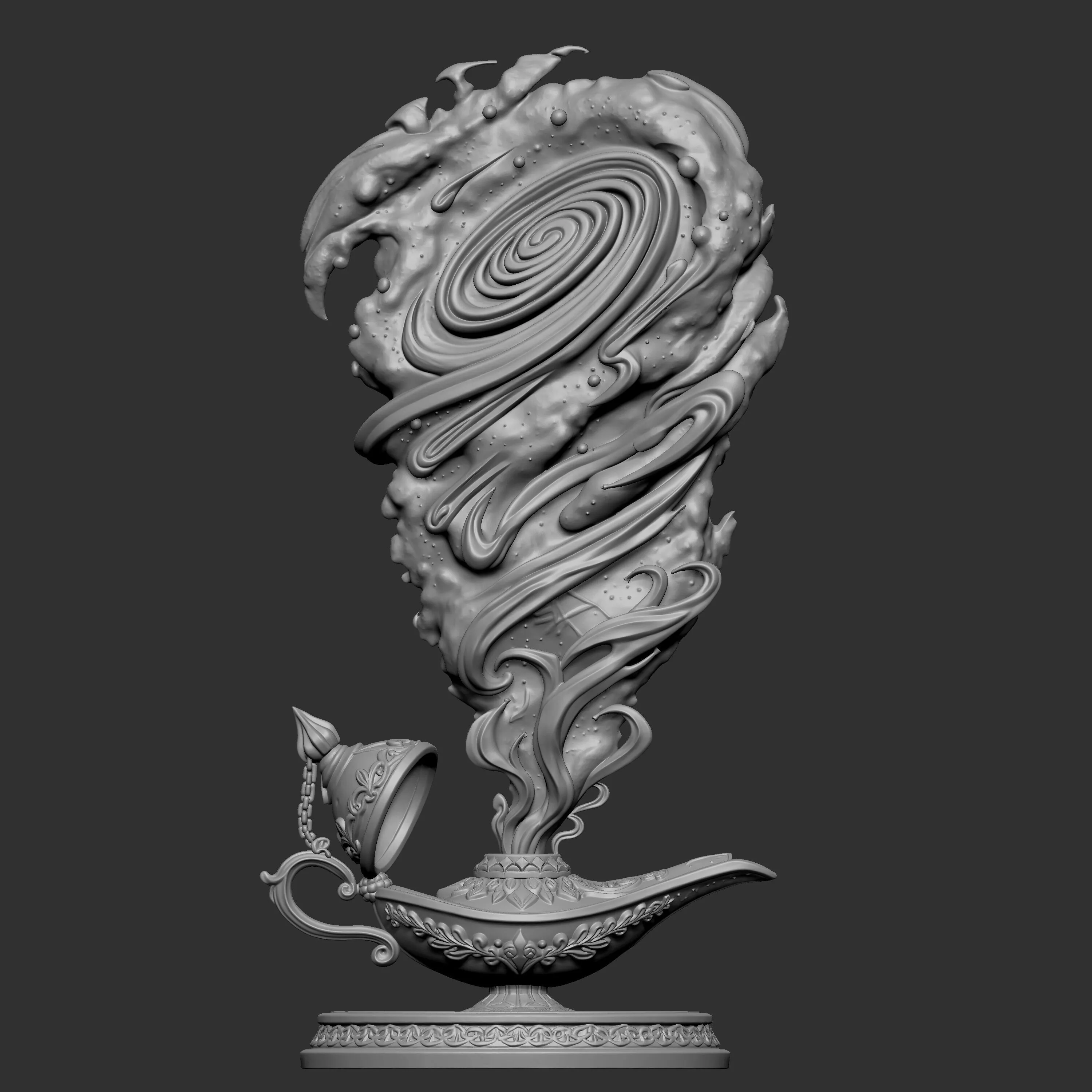 Magic Genie Lamp 3D print model