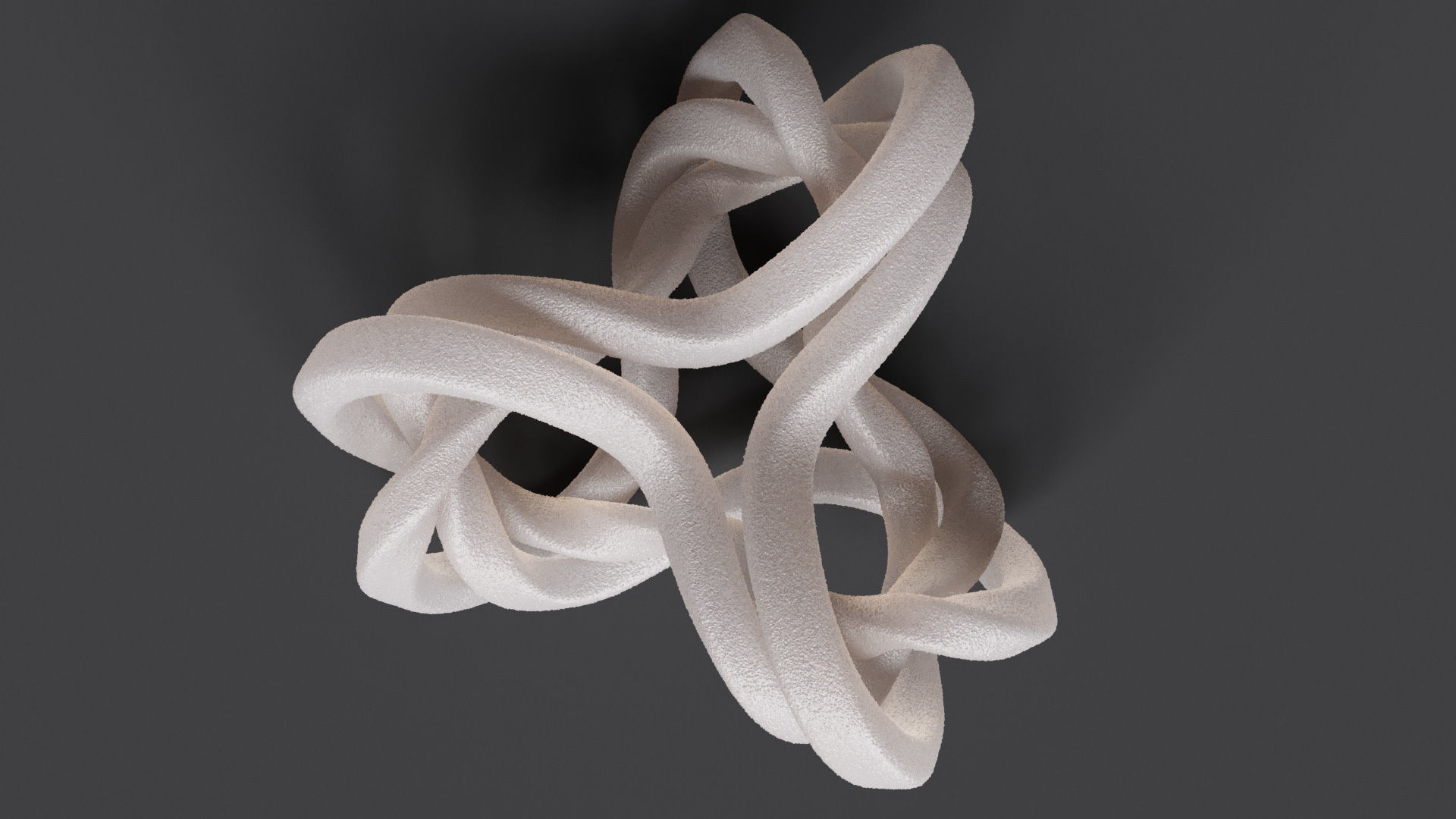 Trefoil Knot 3D print model_1