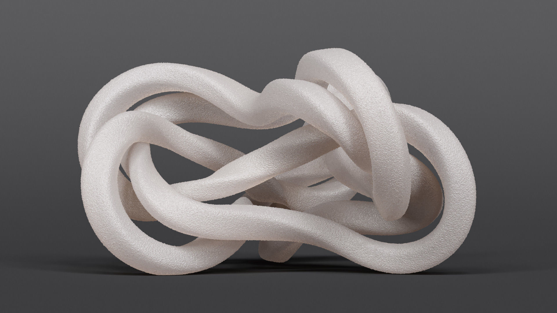 Trefoil Knot 3D print model_2