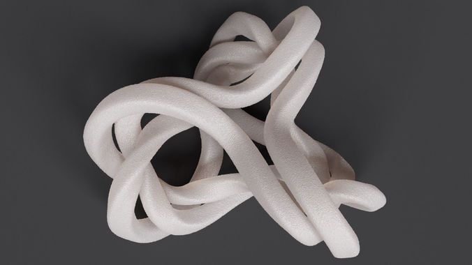 Trefoil Knot 3D print model