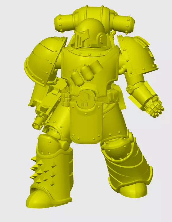 Iron Warrior 3D PRINT 3D print model