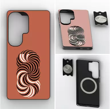 Twisted Spiral MagSafe Case 3D print model