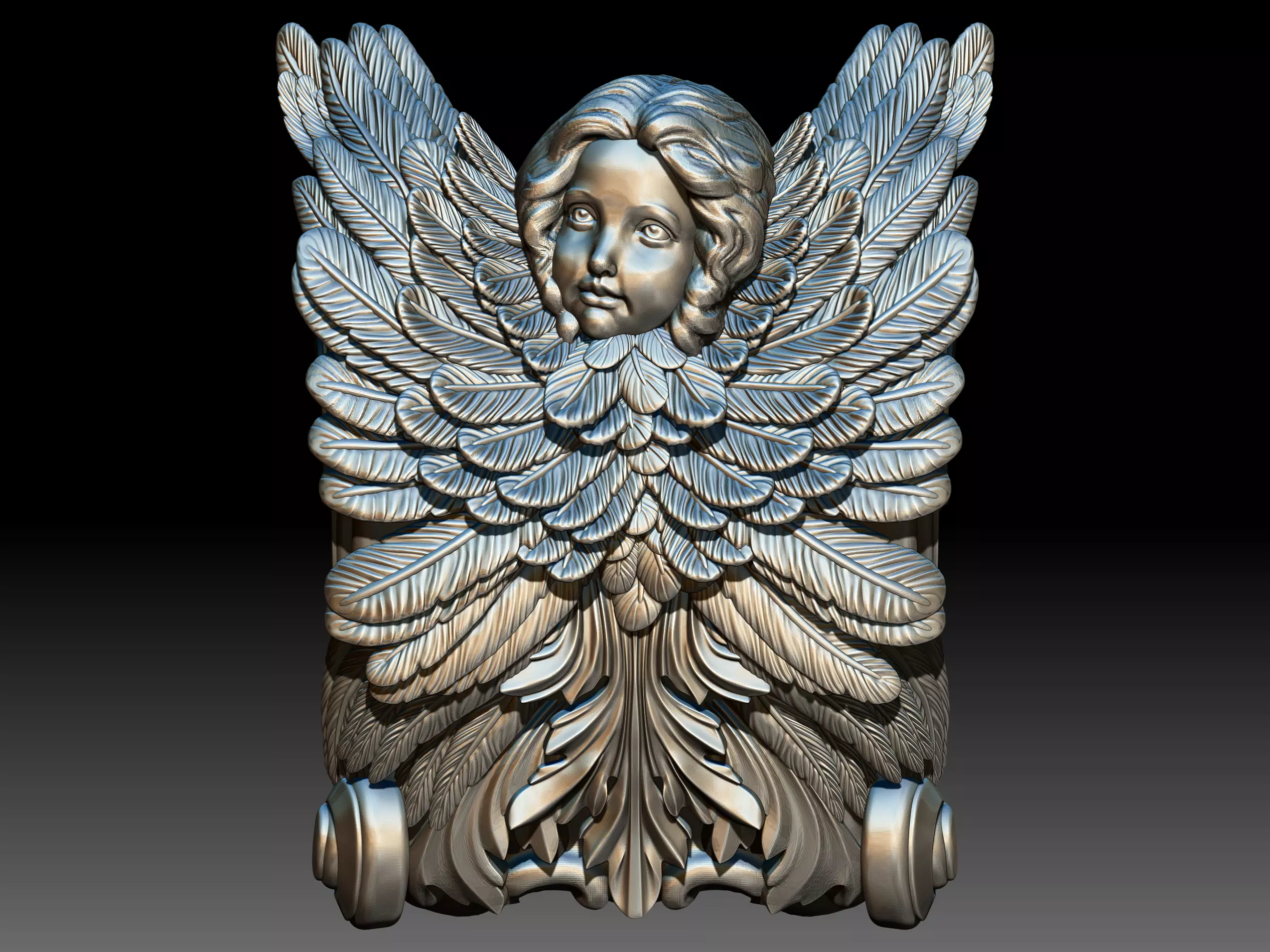 Angel 3D print model