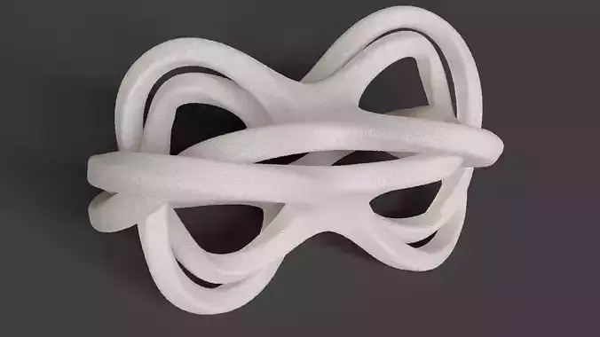 Twisted Infinity Knot 3D print model