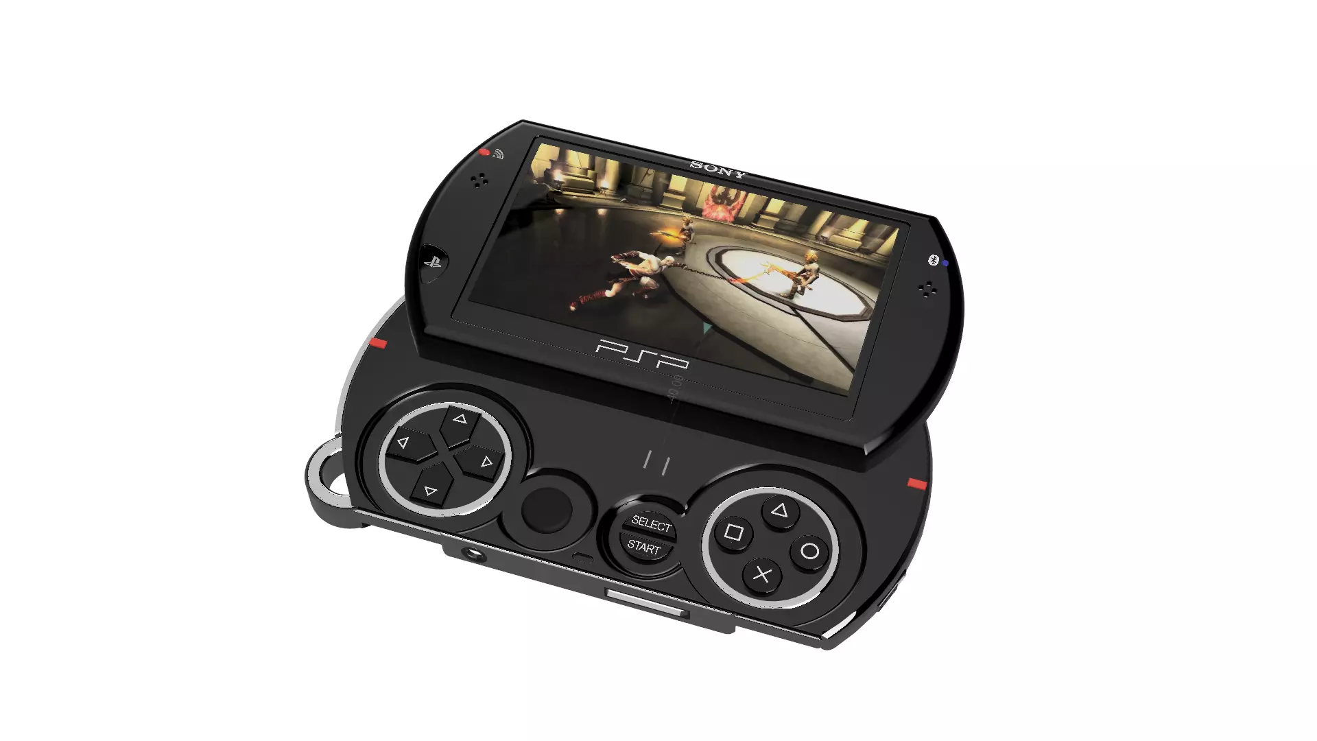 PSP Go 3D model