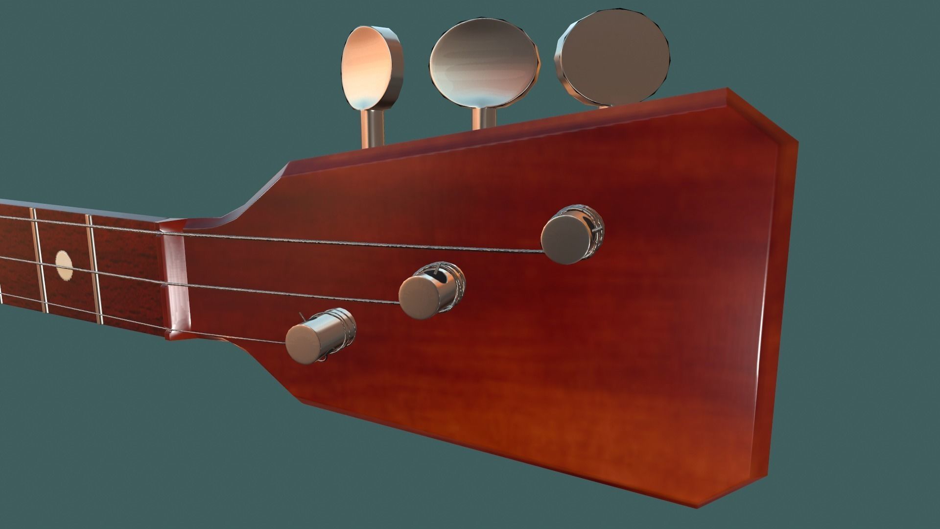 Balalaika PBR textures model Low-poly 3D model_5
