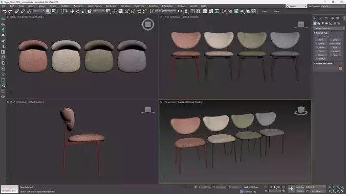 Tegu Chair 3D model 7