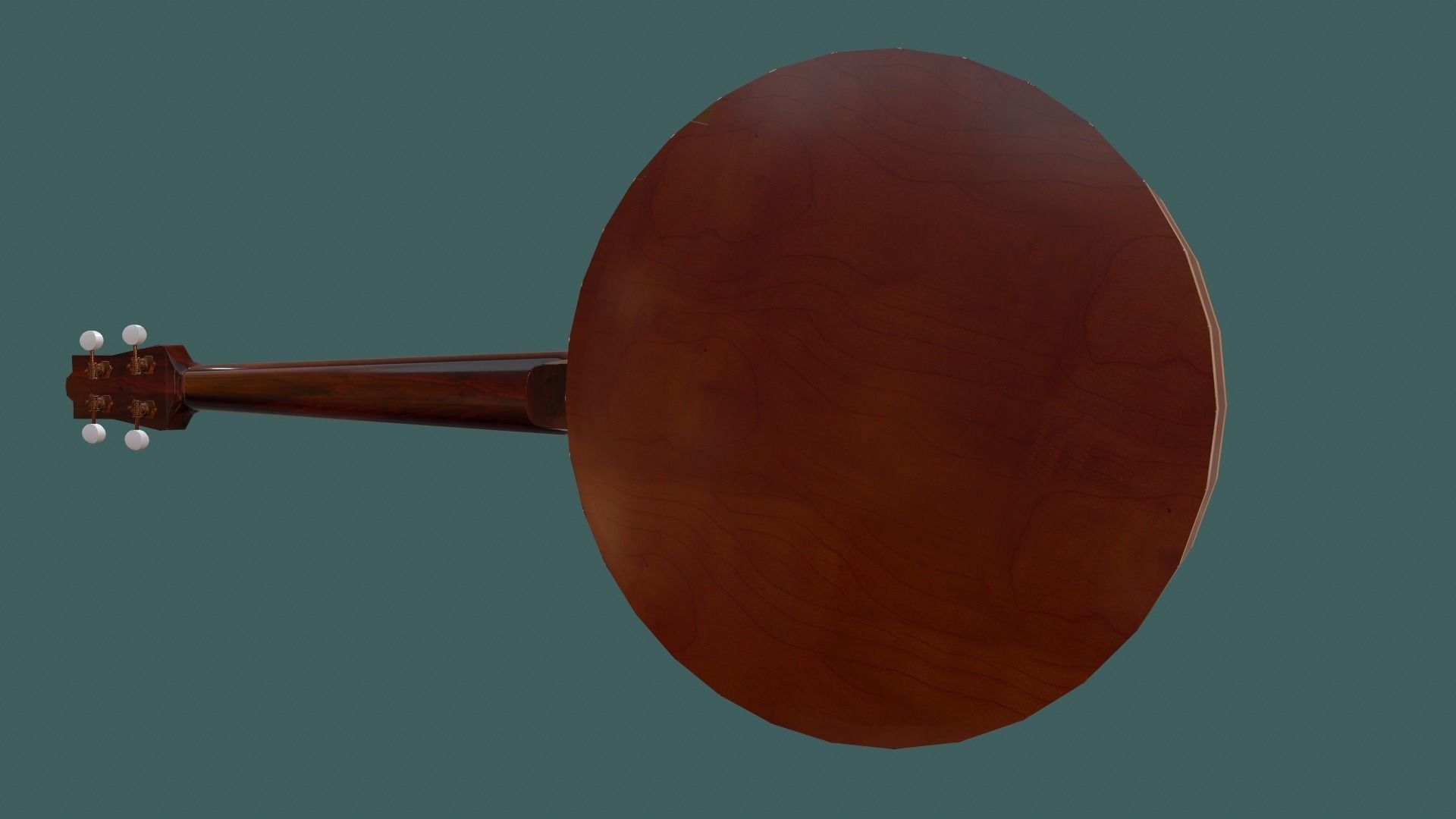Banjo PBR textures model Low-poly 3D model_6