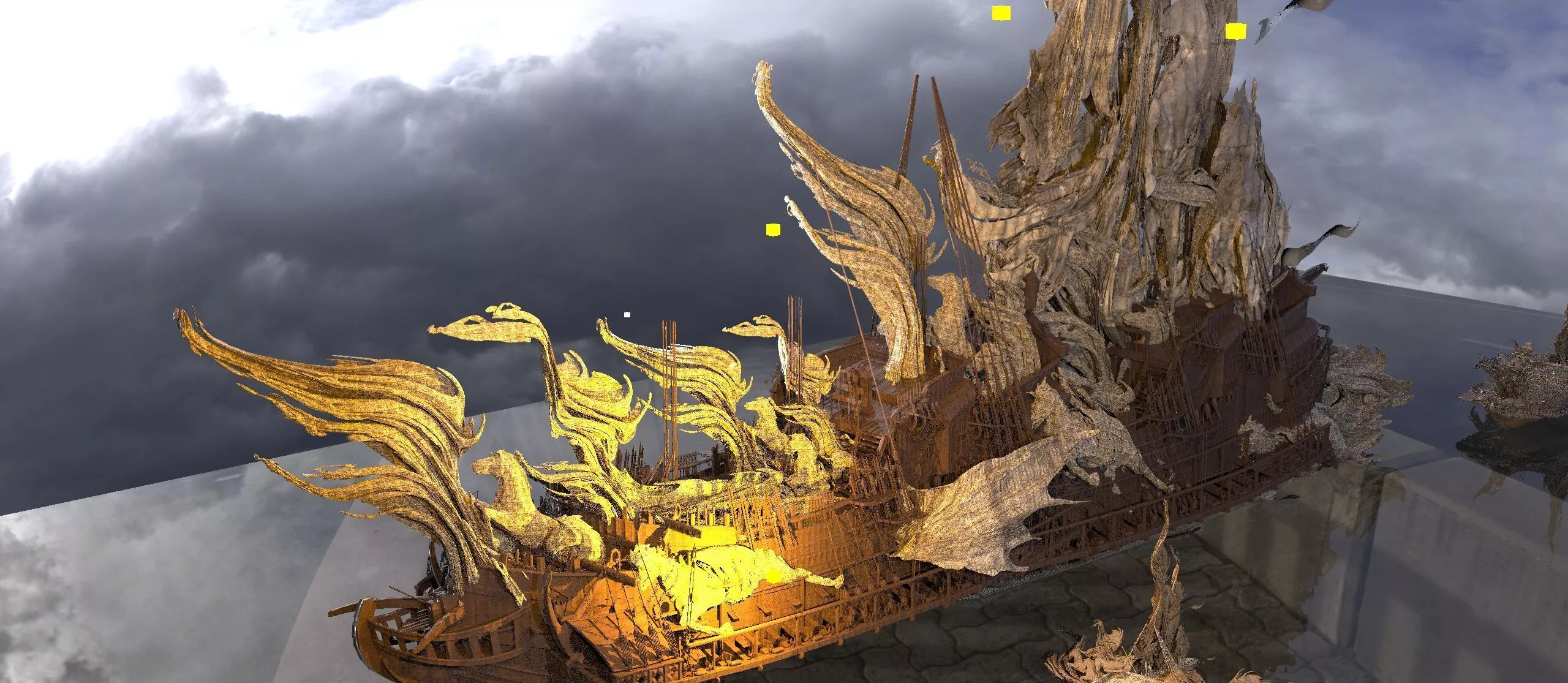 Pegasus at docking bay ship 9 3D model