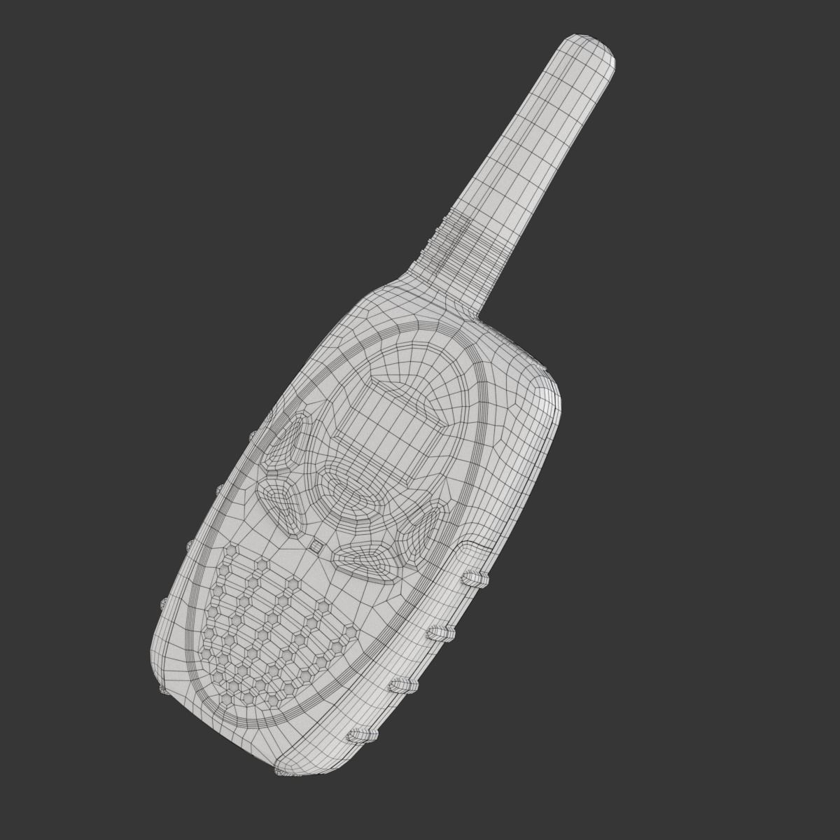 Walkie Talkie 3D model_13