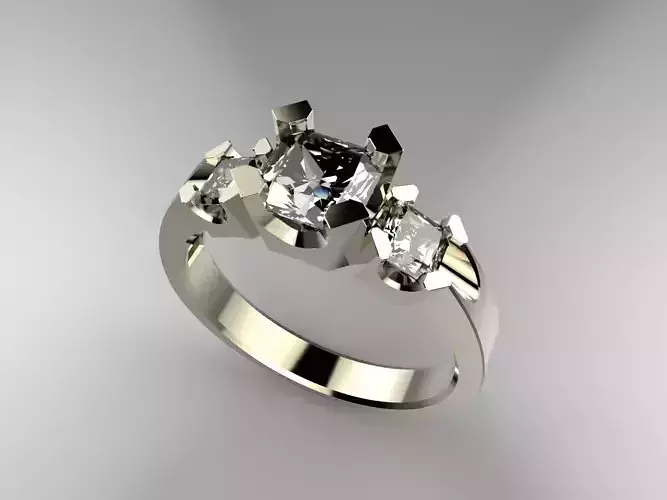 3 Stone Ring Design