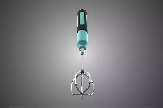 ELECTRIC MOTOR HAND BLENDER MIXER BEATER WHISK EGG FROTHER FOAM 3D model
