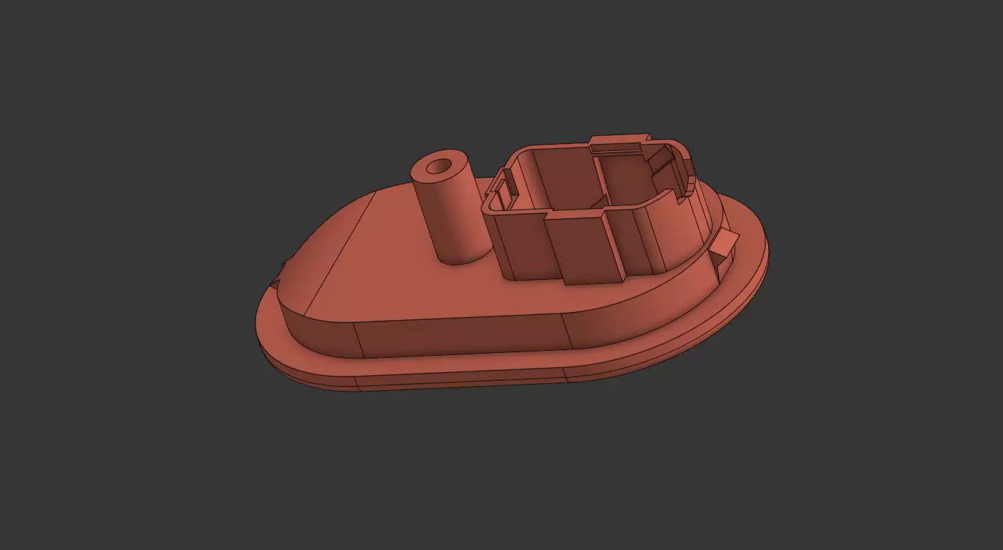 Renault Clio 197 Door Pull Strap Front 3D print model